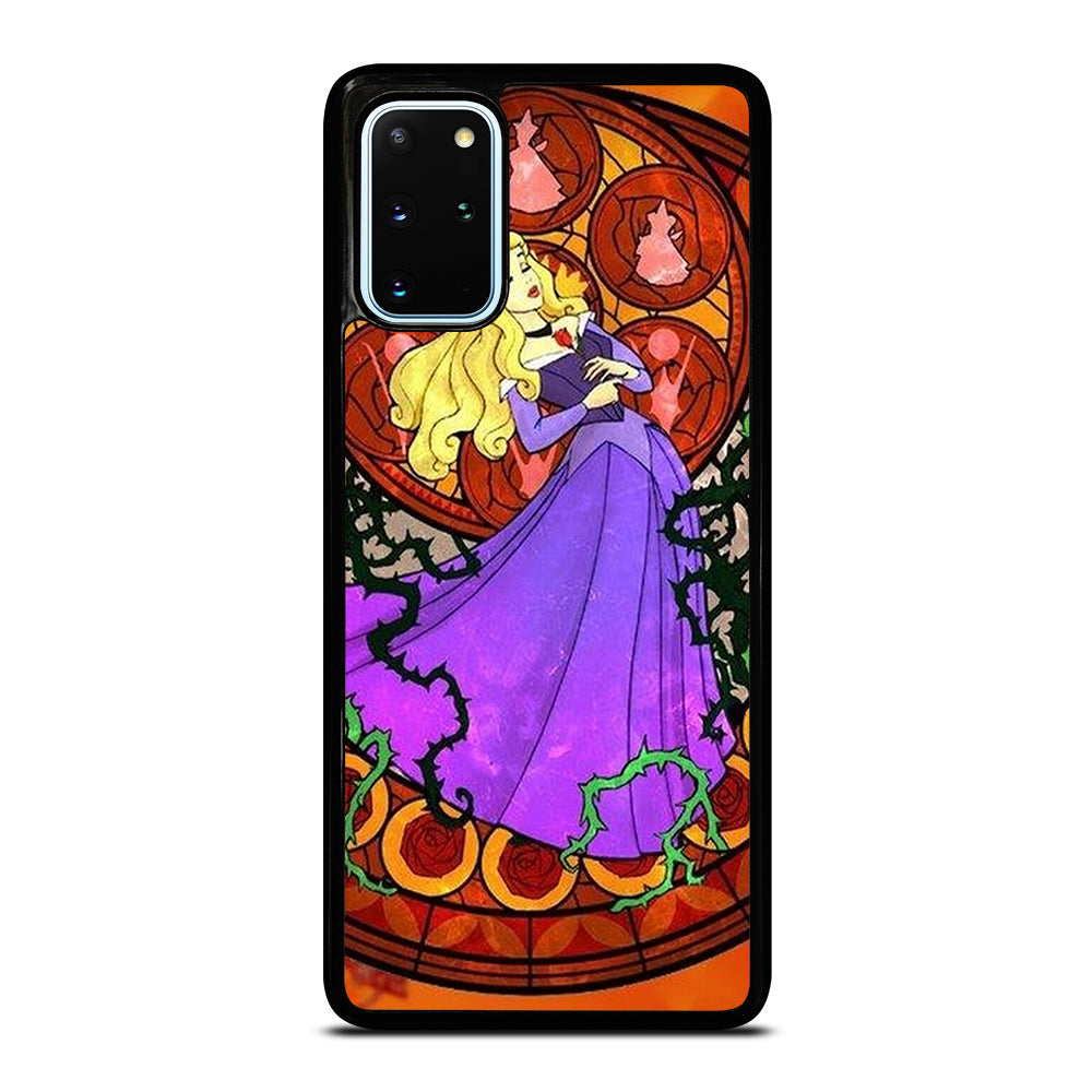 DISNEY SLEEPING BEAUTY STAINED GLASS Samsung Galaxy S20 Plus Case Cover