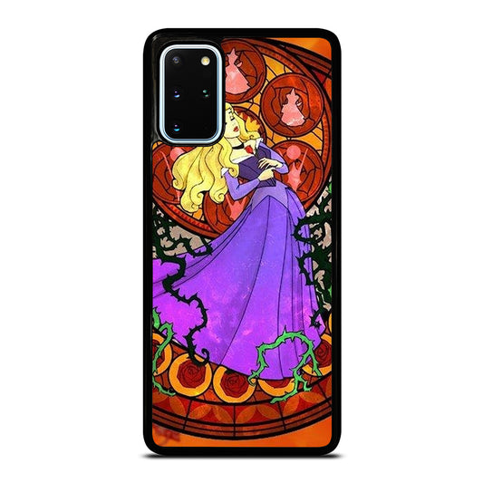DISNEY SLEEPING BEAUTY STAINED GLASS Samsung Galaxy S20 Plus Case Cover