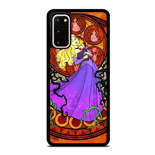 DISNEY SLEEPING BEAUTY STAINED GLASS Samsung Galaxy S20 Case Cover