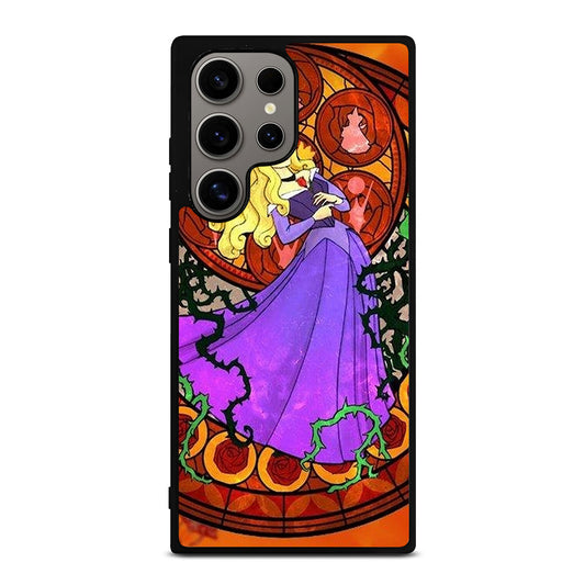 DISNEY SLEEPING BEAUTY STAINED GLASS Samsung Galaxy S24 Ultra Case Cover