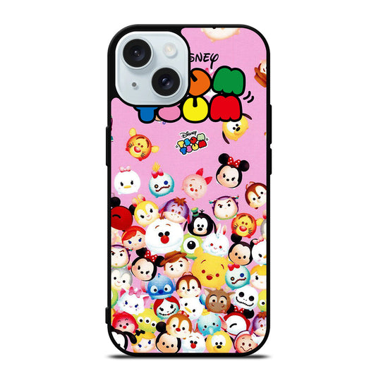 DISNEY TSUM TSUM ALL CHARACTER iPhone 15 Case Cover