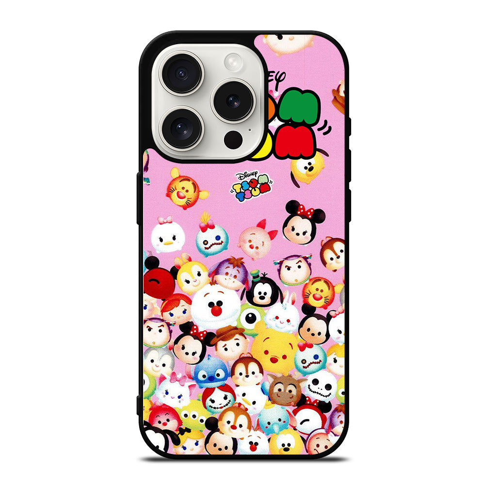 DISNEY TSUM TSUM ALL CHARACTER iPhone 15 Pro Case Cover