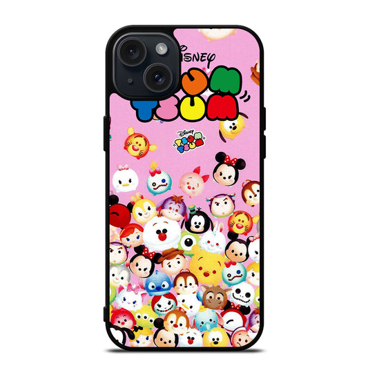 DISNEY TSUM TSUM ALL CHARACTER iPhone 15 Plus Case Cover