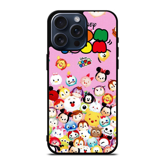 DISNEY TSUM TSUM ALL CHARACTER iPhone 15 Pro Max Case Cover
