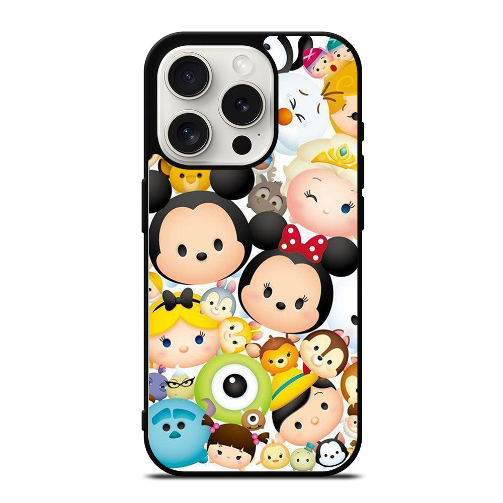 DISNEY TSUM TSUM PATTERN iPhone 15 Pro Case Cover
