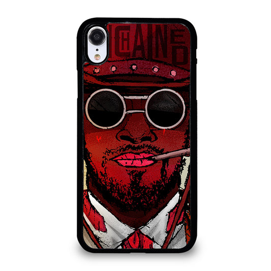 DJANGO UNCHAINED FACE ART iPhone XR Case Cover