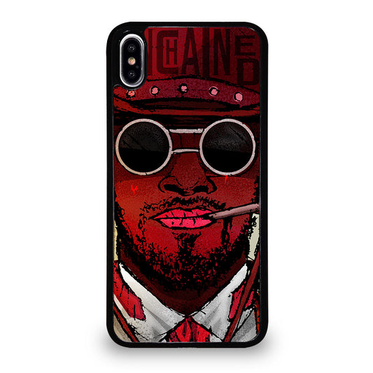 DJANGO UNCHAINED FACE ART iPhone XS Max Case Cover