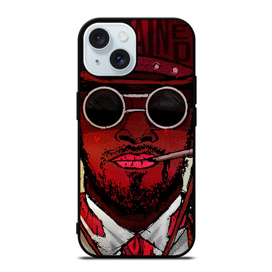 DJANGO UNCHAINED FACE ART iPhone 15 Case Cover