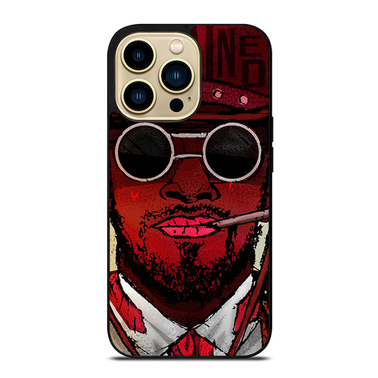 DJANGO UNCHAINED FACE ART iPhone 14 Pro Max Case Cover