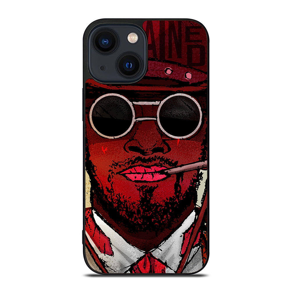 DJANGO UNCHAINED FACE ART iPhone 14 Plus Case Cover