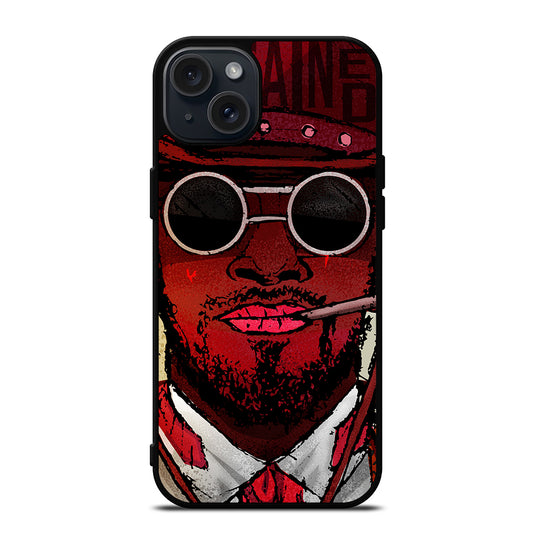 DJANGO UNCHAINED FACE ART iPhone 15 Plus Case Cover