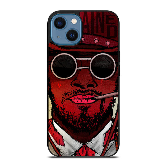 DJANGO UNCHAINED FACE ART iPhone 14 Case Cover