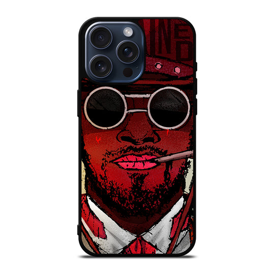 DJANGO UNCHAINED FACE ART iPhone 15 Pro Max Case Cover