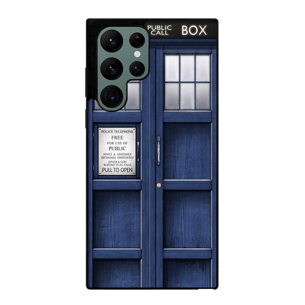 DOCTOR WHO TARDIS POLICE PUBLIC CALL BOX Samsung Galaxy S22 Ultra Case Cover