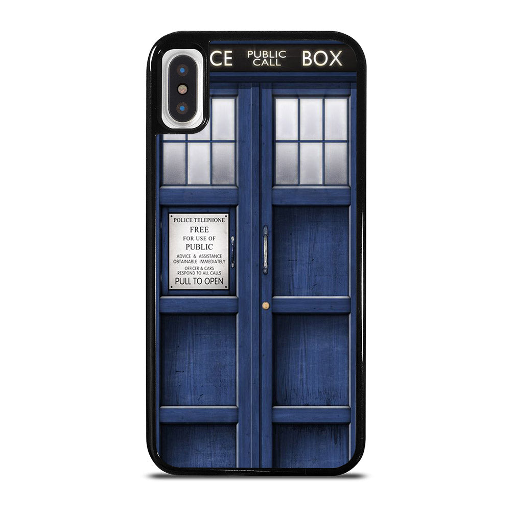 DOCTOR WHO TARDIS POLICE PUBLIC CALL BOX iPhone X / XS Case Cover