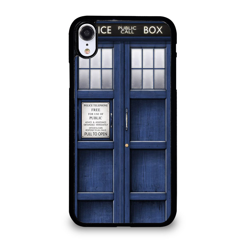 DOCTOR WHO TARDIS POLICE PUBLIC CALL BOX iPhone XR Case Cover