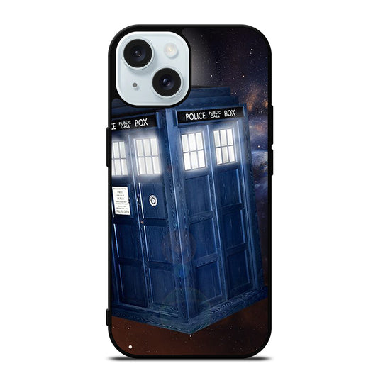 DOCTOR WHO TARDIS GALAXY BOX iPhone 15 Case Cover