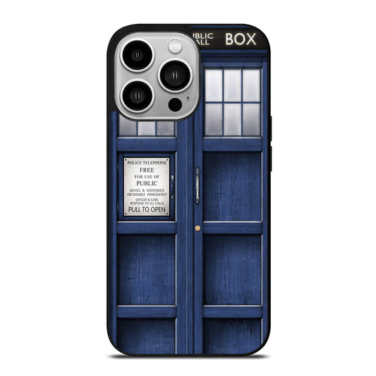 DOCTOR WHO TARDIS POLICE PUBLIC CALL BOX iPhone 14 Pro Case Cover