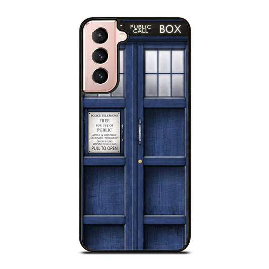 DOCTOR WHO TARDIS POLICE PUBLIC CALL BOX Samsung Galaxy S21 Case Cover