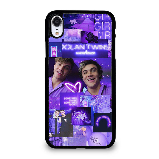 DOLAN TWINS PURPLE iPhone XR Case Cover