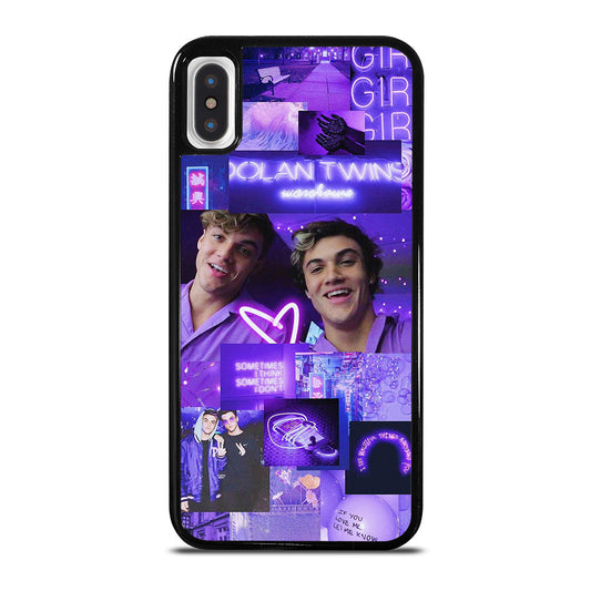 DOLAN TWINS PURPLE iPhone X / XS Case Cover