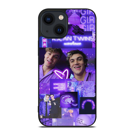 DOLAN TWINS PURPLE iPhone 14 Plus Case Cover