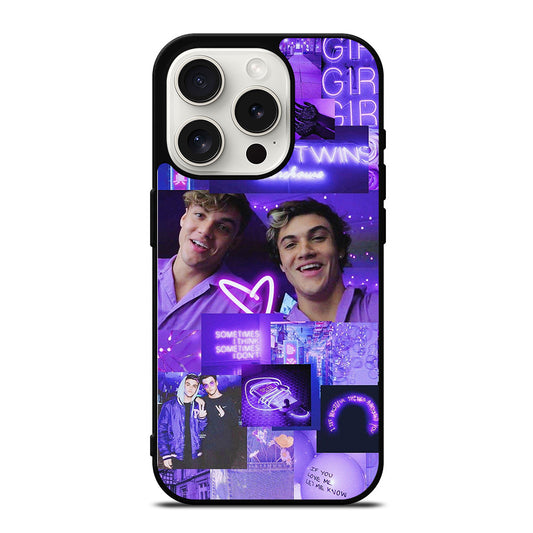 DOLAN TWINS PURPLE iPhone 15 Pro Case Cover