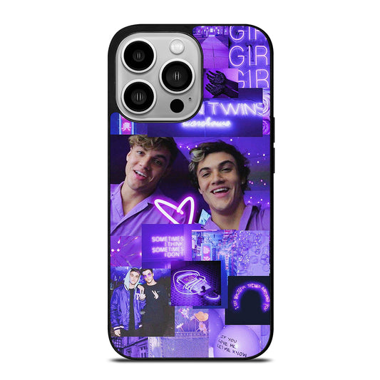 DOLAN TWINS PURPLE iPhone 14 Pro Case Cover