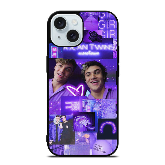 DOLAN TWINS PURPLE iPhone 15 Case Cover