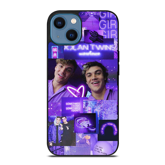 DOLAN TWINS PURPLE iPhone 14 Case Cover