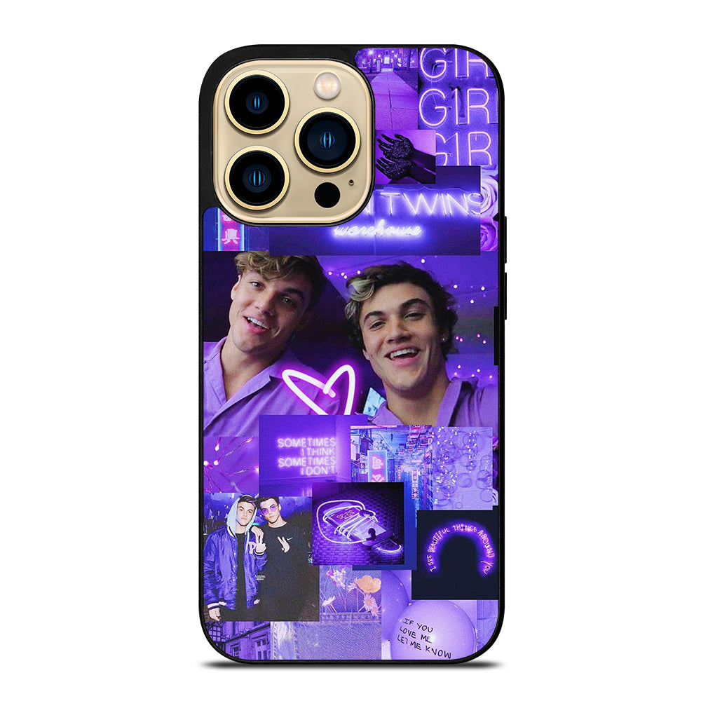 DOLAN TWINS PURPLE iPhone 14 Pro Max Case Cover