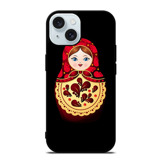 DOLLS RUSSIAN MATRYOSHKA NESTING 2 iPhone 15 Case Cover