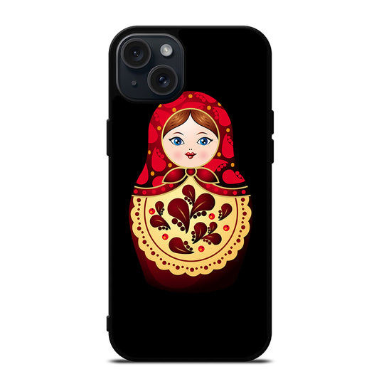 DOLLS RUSSIAN MATRYOSHKA NESTING 2 iPhone 15 Plus Case Cover