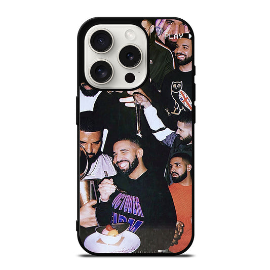 DRAKE RAPPER COLLAGE iPhone 15 Pro Case Cover