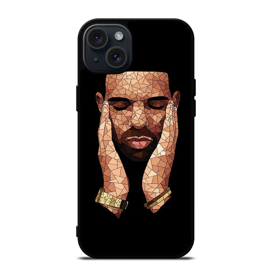 DRAKE RAPPER MOSAIC iPhone 15 Plus Case Cover