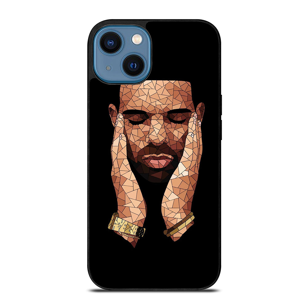 DRAKE RAPPER MOSAIC iPhone 14 Case Cover