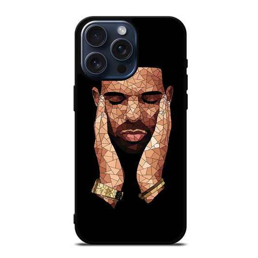 DRAKE RAPPER MOSAIC iPhone 15 Pro Max Case Cover