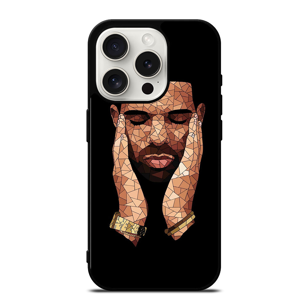 DRAKE RAPPER MOSAIC iPhone 15 Pro Case Cover