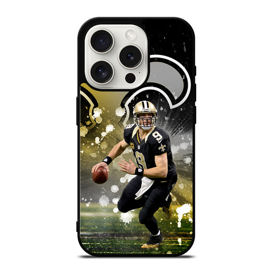 DREW BREES NEW ORLEANS SAINTS NFL iPhone 15 Pro Case Cover
