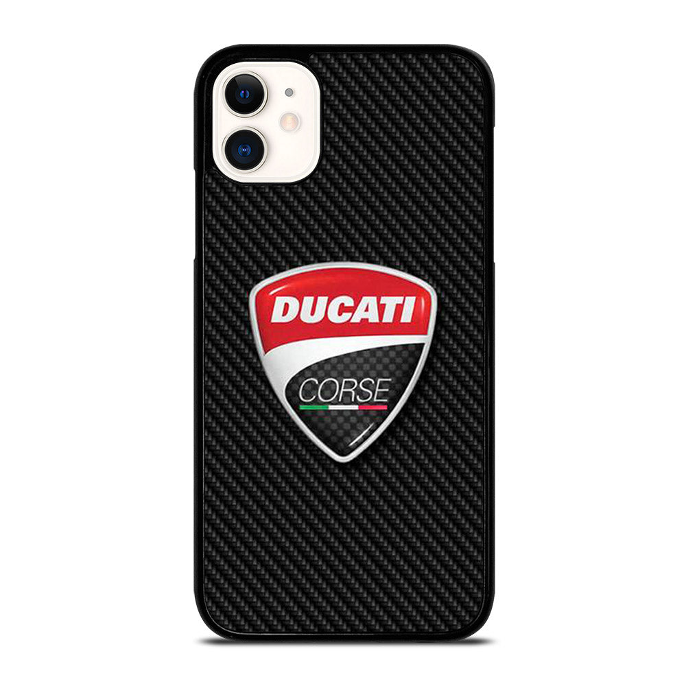 DUCATI CORSE CARBON LOGO iPhone 11 Case Cover