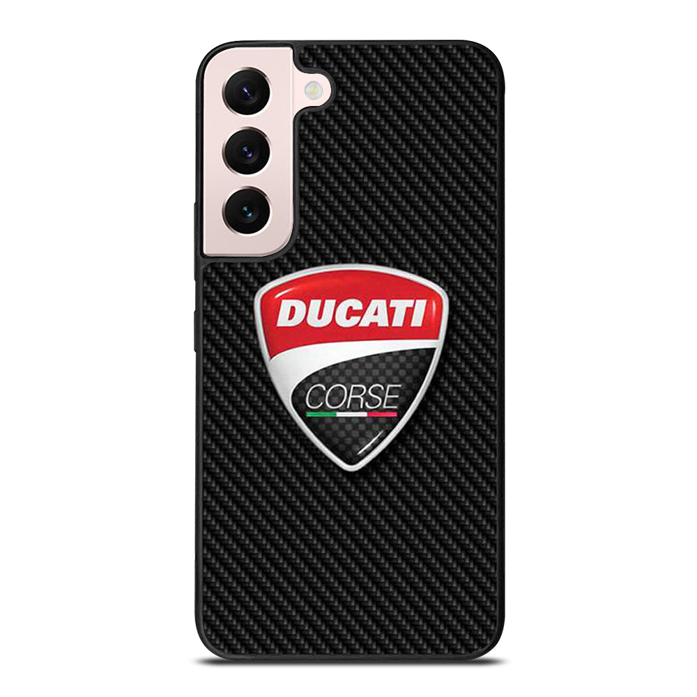 DUCATI CORSE CARBON LOGO Samsung Galaxy S22 Plus Case Cover
