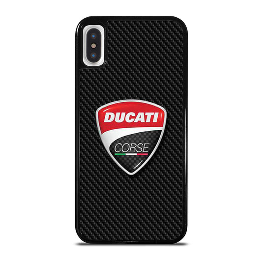 DUCATI CORSE CARBON LOGO iPhone X / XS Case Cover