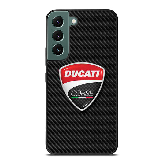 DUCATI CORSE CARBON LOGO Samsung Galaxy S22 Case Cover