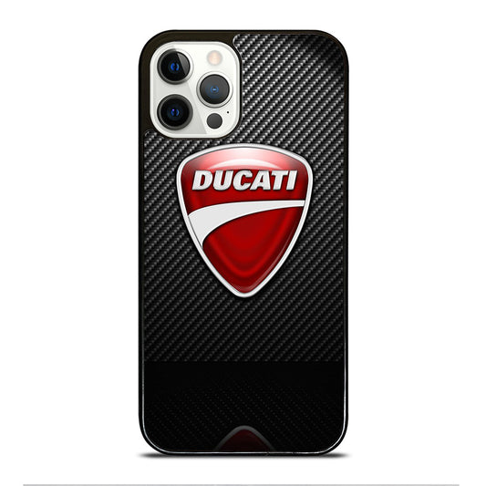 DUCATI CARBON LOGO iPhone 12 Pro Case Cover