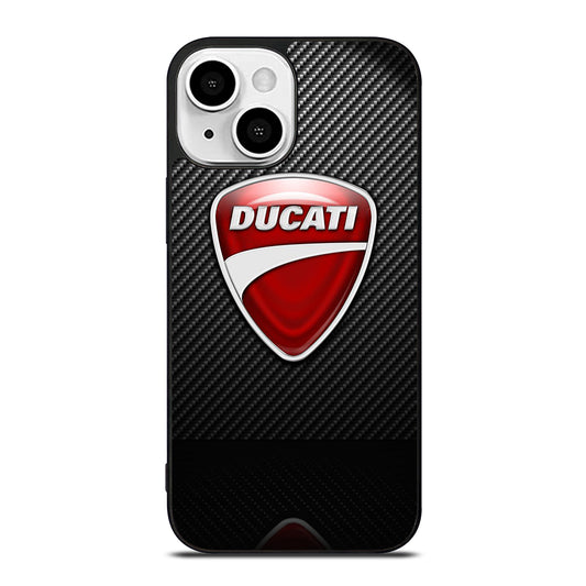 DUCATI CARBON LOGO iPhone 13 Mini Case Cover