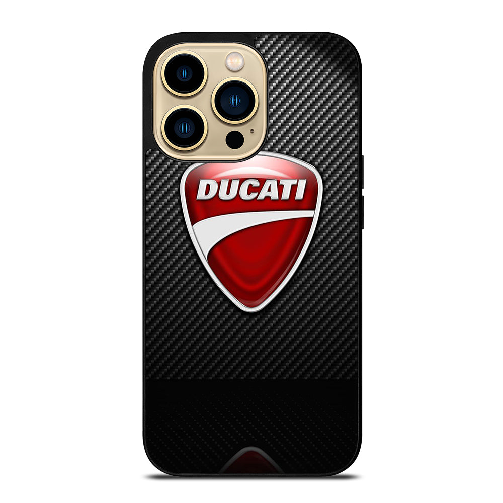 DUCATI CARBON LOGO iPhone 14 Pro Max Case Cover