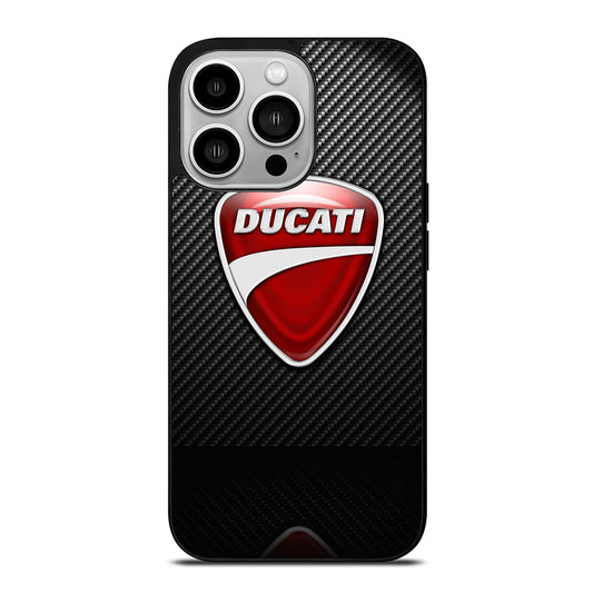 DUCATI CARBON LOGO iPhone 14 Pro Case Cover