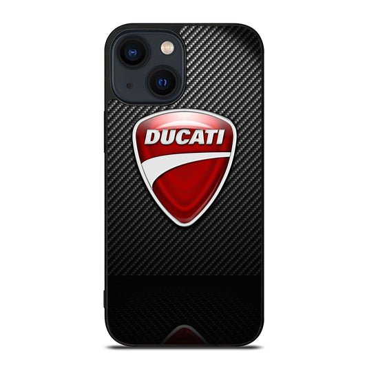 DUCATI CARBON LOGO iPhone 14 Plus Case Cover