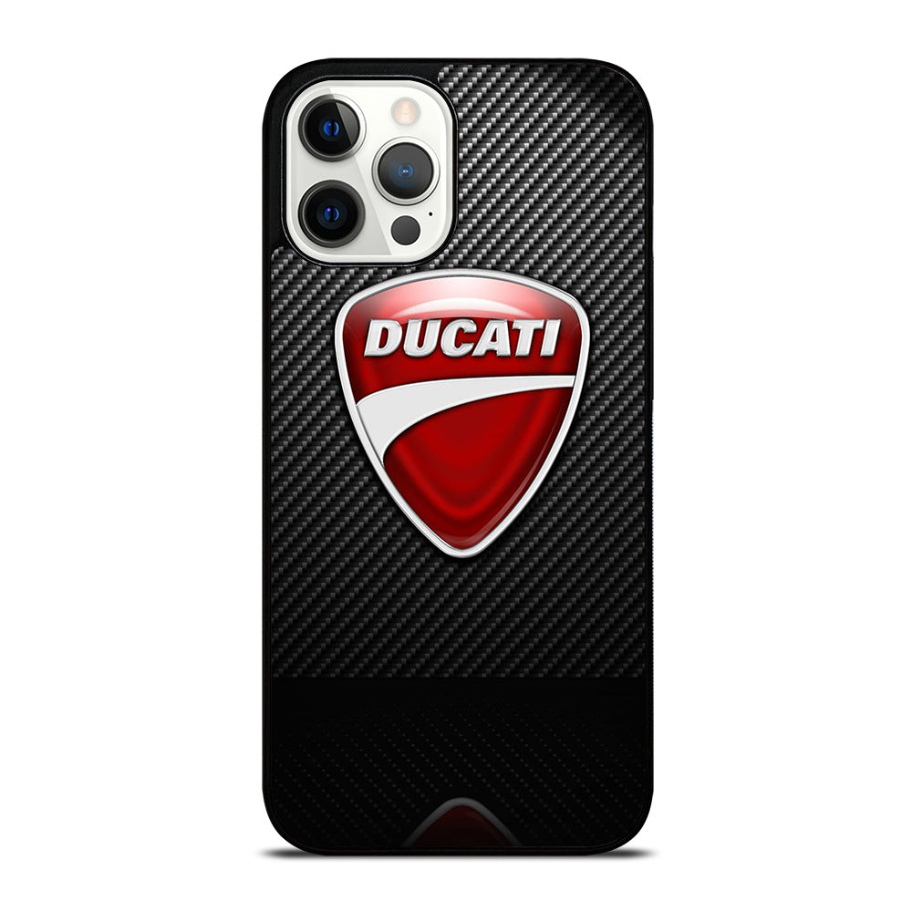 DUCATI CARBON LOGO iPhone 12 Pro Max Case Cover