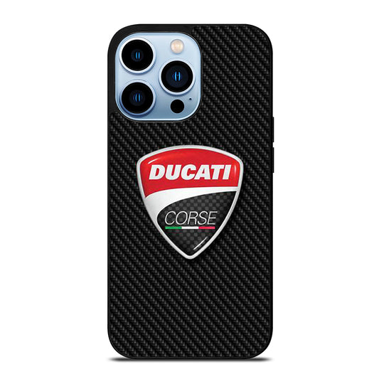 DUCATI CORSE CARBON LOGO iPhone 13 Pro Max Case Cover